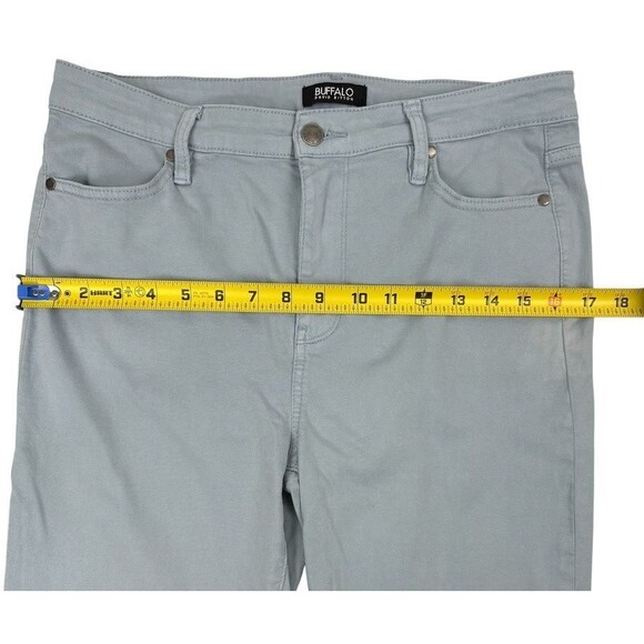 Buffalo David Britton Havana High-Rise Stretch Skinny Ankle Jeans Pastel Blue 10 - Picture 11 of 14